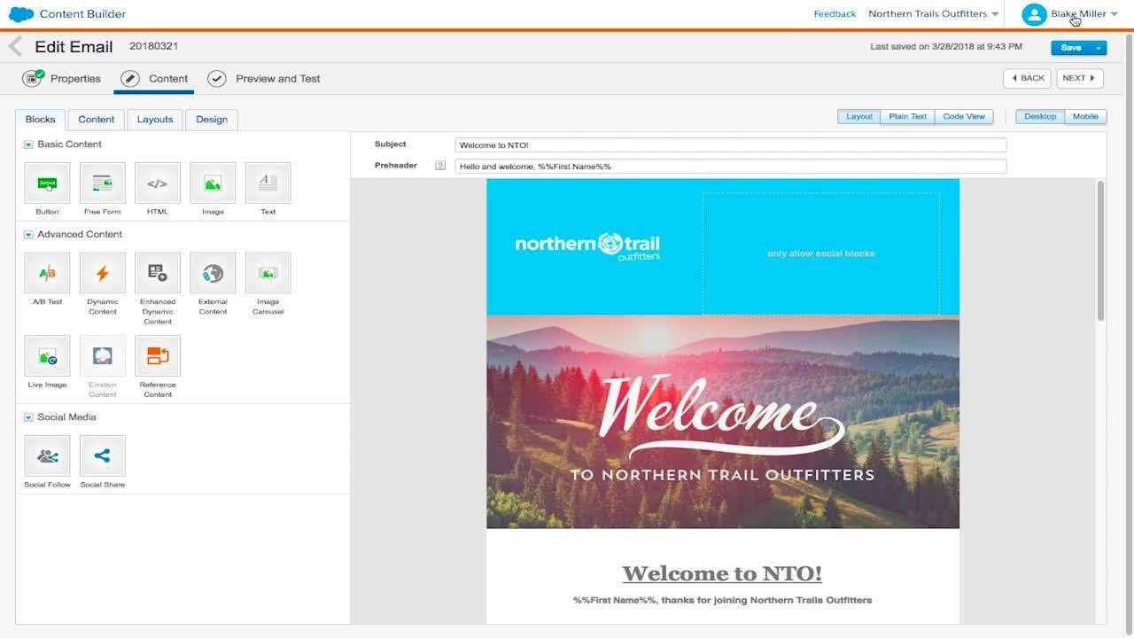 SalesForce Email Studio